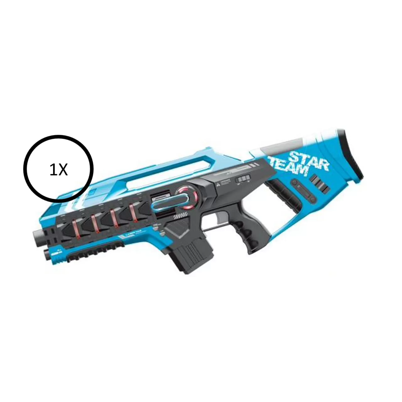 Lasergame geweer 1x blauw